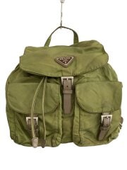 三角ロゴプレート/リュック/ナイロン/KHK