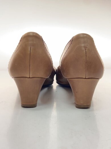 商品画像：スクエアトゥ/ベルトデザインパンプス/34.5/CML/レザー 6