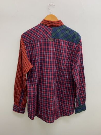 商品画像：長袖シャツ/L/コットン/RED/チェック/A2313FB 402 2