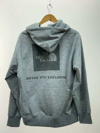 商品画像：BACK SQUARE LOGO HOODIE_バックスクエアロゴフーディ/M/ポリエステル/GRY 2