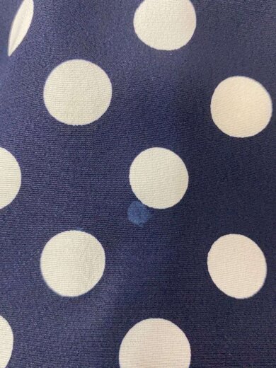 画像：PINK HOUSEリボン/シミ有/ノースリーブワンピース/ポリエステル/ドット5