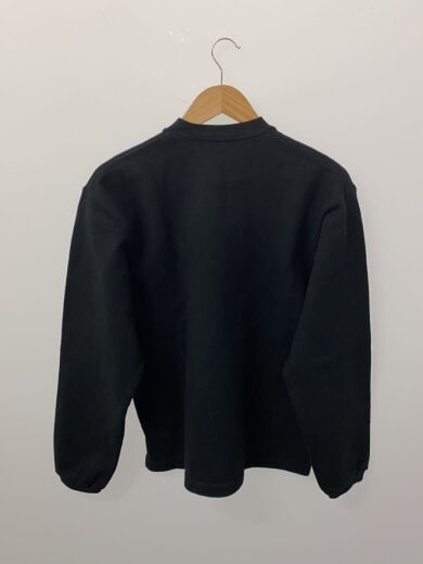 商品画像：ヘビーウェイト/ヘンリーネック/USA製/スウェット/M/コットン/BLK 2