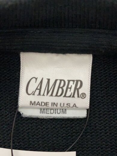 商品画像：ヘビーウェイト/ヘンリーネック/USA製/スウェット/M/コットン/BLK 3