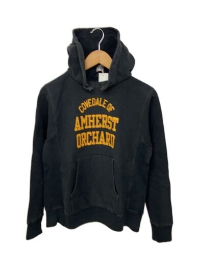 商品画像：後付けパーカー/カレッジロゴ/パーカー/38/コットン/BLK 1