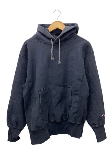 商品画像：単色タグ/復刻/目無し/パーカー/XL/コットン/BLK 1