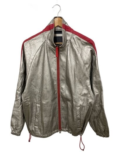 商品画像：トラックジャケット/2/フェイクレザー/SLV/R610RK19 1