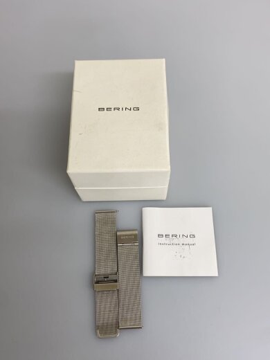 商品画像：クォーツ腕時計/アナログ/レザー/BLK/BLK/14240-402// 6