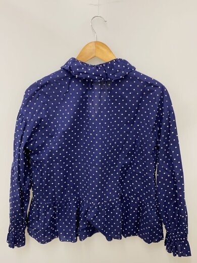 商品画像：フリル/長袖ブラウス/コットン/NVY/ドット/A2181FB 264 2