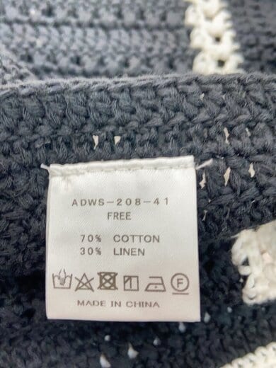 商品画像：ニットベスト(薄手)/FREE/コットン/リネン/BLK/ADWS-208-41 4