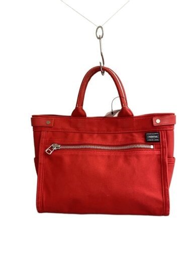 商品画像：トートバッグ/キャンバス/RED/無地 1