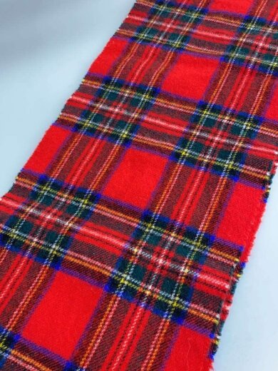 商品画像：マフラー/ウール/RED/チェック/レディース 3