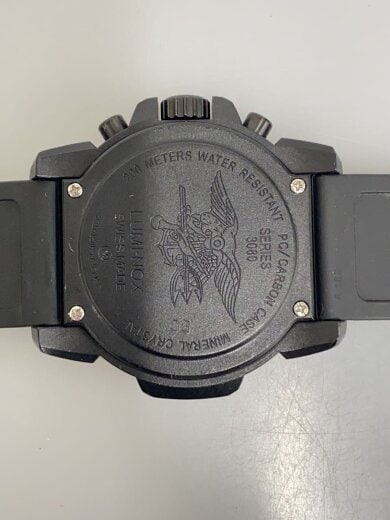 商品画像：クォーツ腕時計/デジタル/ラバー/BLK/BLK/3080 3