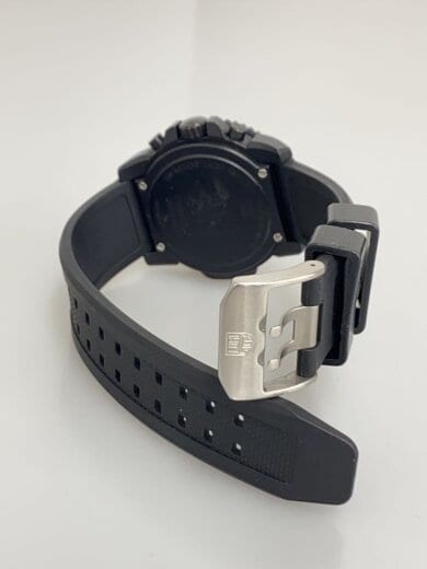 商品画像：クォーツ腕時計/デジタル/ラバー/BLK/BLK/3080 4