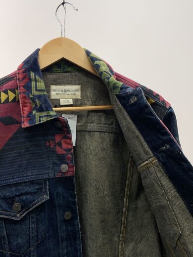 商品画像：90s/ネイティブ柄切替/Gジャン/L/コットン/IDG/MNDSDNMM4T00006 5