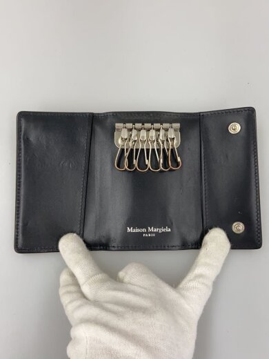 商品画像：金具変色有り/6連キーケース/レザー/BLK/メンズ/S55UA0026 4