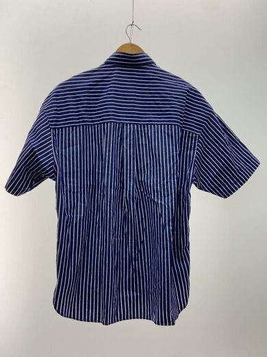 商品画像：半袖シャツ/--/コットン/BLU/ストライプ/11231311202 2