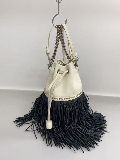 商品画像：限定カラー/カーニバル/フリンジ/スタッズ/チェーン/ショルダーバッグ/レザー 1