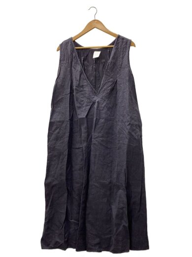 商品画像：ノースリーブワンピース/FREE/リネン/GRY/01183-1115 1