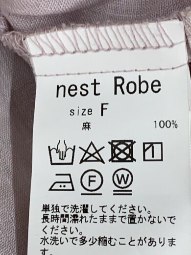 商品画像：7分袖ワンピース/FREE/リネン/PNK/01202-1089 4