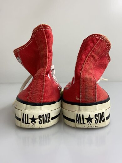 商品画像：90s/USA製/US4 1/2/ハイカットスニーカー/RED// 6