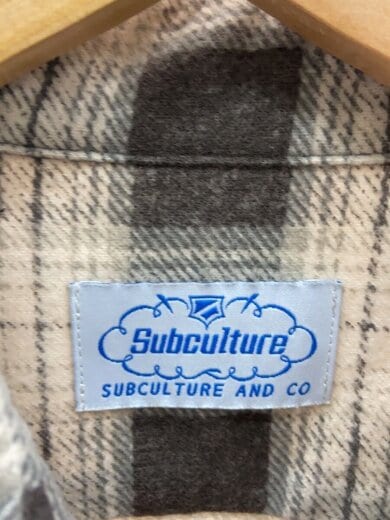 商品画像：Subculture/ネルシャツ/3/コットン/BLK/オンブレCK/SCTP-A2404// 3