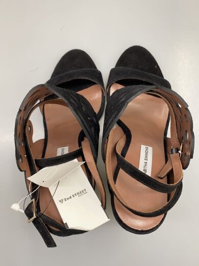 商品画像：アンクルストラップサンダル/37/BLK/スウェード/SE3X-LM-4702 3