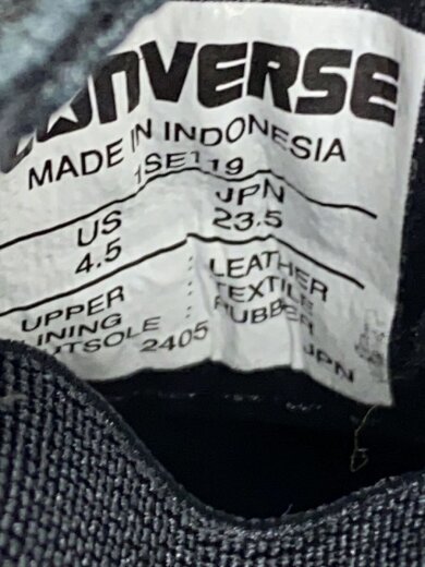 商品画像：ALL STAR R TREKWAVE LOAFER/23.5cm/BLK/スウェード/1SE119 5