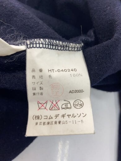 商品画像：ニット・セーター(厚手)/--/ウール/NVY/HT-040240 4