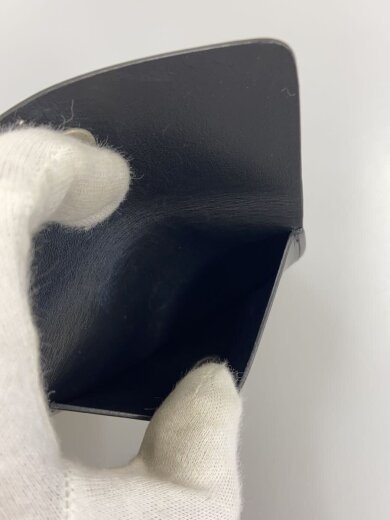 商品画像：2つ折り財布/レザー/BLK/メンズ 5