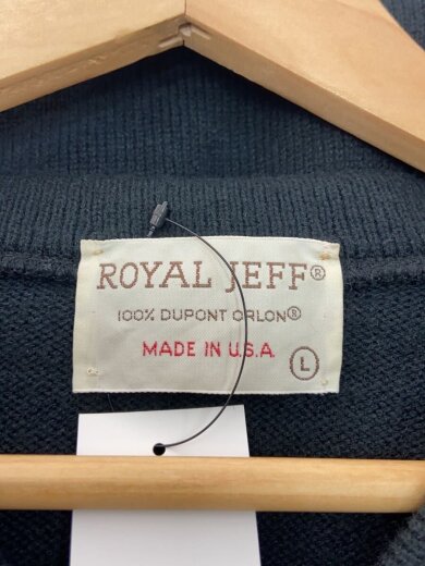 商品画像：ROYAL JEFF/USA製/ニット・セーター(厚手)/L/アクリル/BLK 3