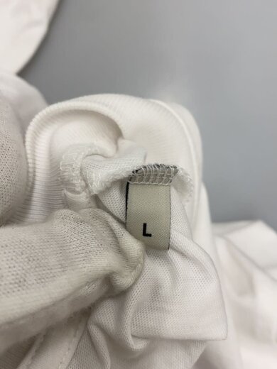 商品画像：Tシャツ/L/コットン/WHT/HTS346 4