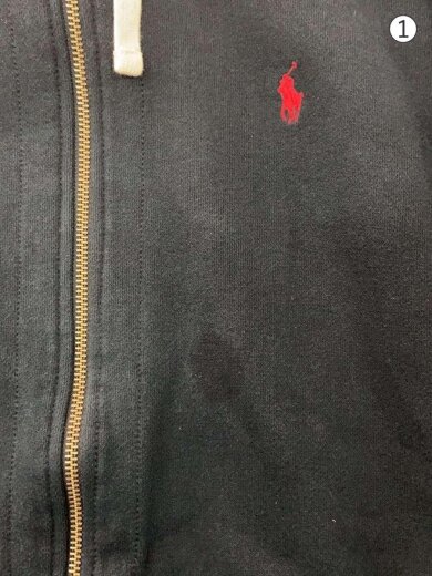 商品画像：ジップパーカー/XXL/コットン/BLK/34413 7
