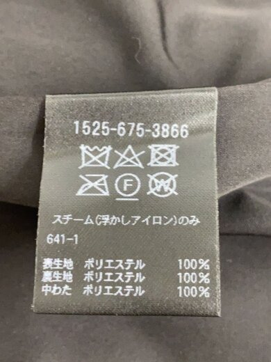 商品画像：キルティングジャケット/ポリエステル/BLK/1525-675-3866 4