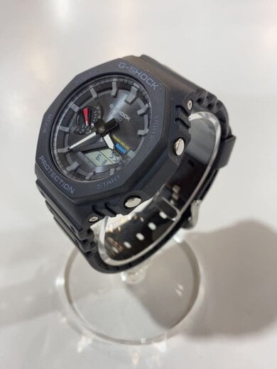 商品画像：ソーラー腕時計_G-SHOCK/アナログ/ラバー/BLK/BLK// 2