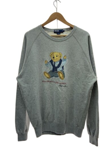 商品画像：90s/polo bear/ポロベア/スウェット/L/コットン/GRY/m010-0001 1