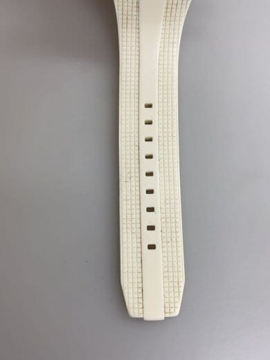 商品画像：クォーツ腕時計/アナログ/ラバー/WHT/WHT/BRSSC49// 5
