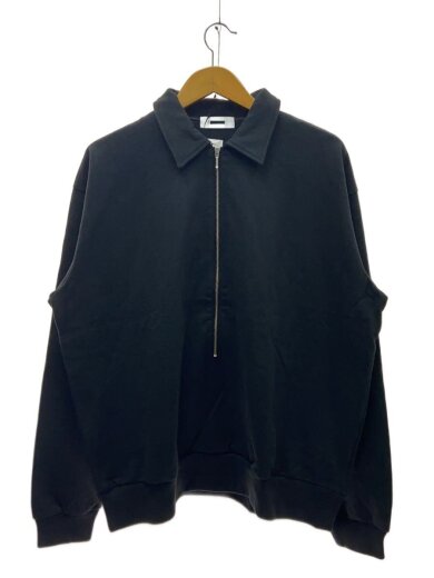商品画像：Half Zip Sweat/スウェット/2/コットン/BLK// 1