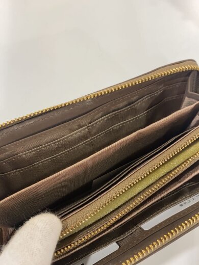 商品画像：ラウンドジップ/長財布/--/GRY/総柄/レディース 7