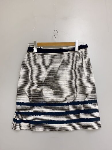 商品画像：スカート/42/コットン/WHT/ボーダー/51010827// 2