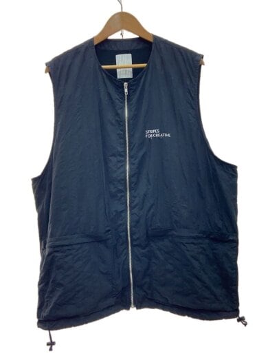 商品画像：STITCHED ZIP VEST/ナイロンベスト/XXL/ナイロン/BLK 1