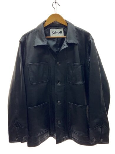 商品画像：LAMB LEATHER COVERALL/レザージャケット・ブルゾン/L/羊革/3111050 1