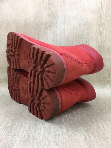 画像：Timberlandティンバーランド/268108/レースアップブーツ/US8.5/RED/レッド/赤/スウェード3