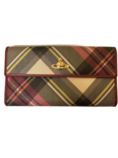 画像：Vivienne Westwood長財布/PVC/RED/総柄/レディース1