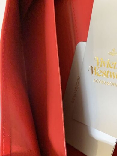 画像：Vivienne Westwood長財布/PVC/RED/総柄/レディース5