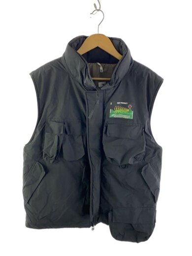 商品画像：ヒューミス/ナイロンベスト/L/ポリエステル/BLK/無地/M-VE801 1