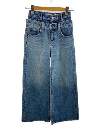 商品画像：ワイドパンツ/1/デニム/BLU/無地/010HS611-0670 1