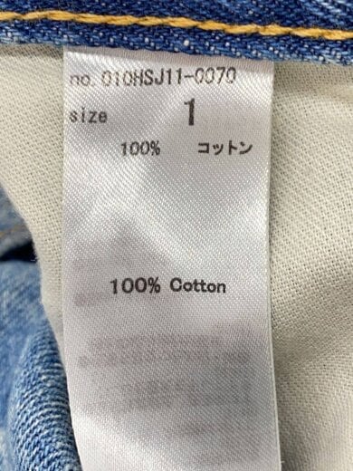 商品画像：ワイドパンツ/1/デニム/BLU/無地/010HSJ11-0070 5