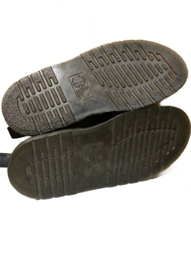 商品画像：サンダル/US8/BLK/レザー 4