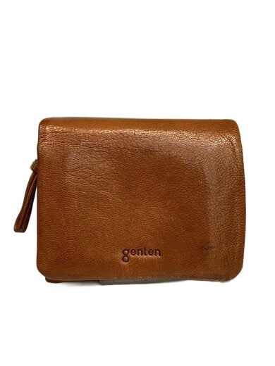 商品画像：2つ折り財布/レザー/BRW/レディース 1