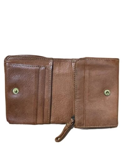 商品画像：2つ折り財布/レザー/BRW/レディース 4